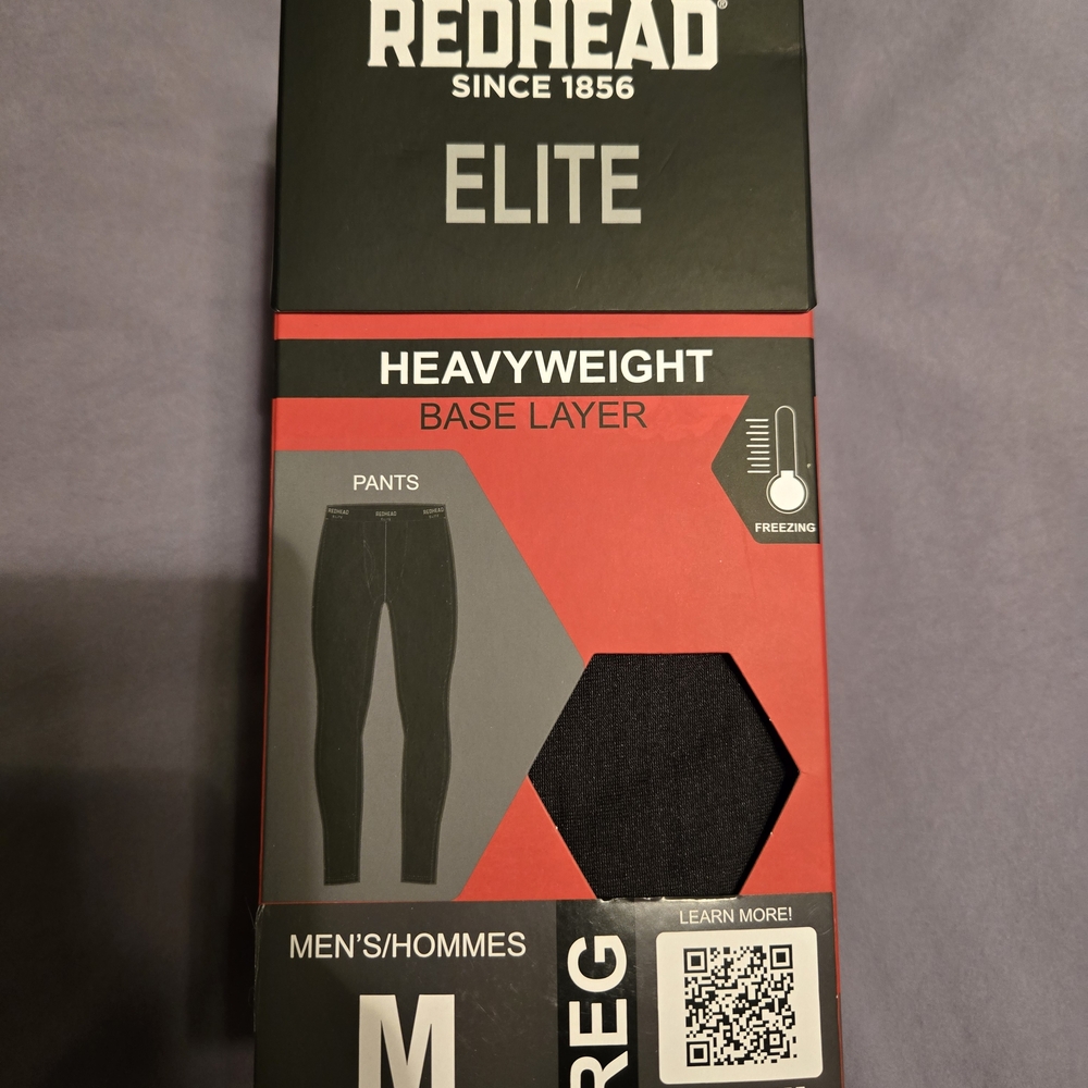 RedHead Elite Heavyweight Base Layer in Black and Red